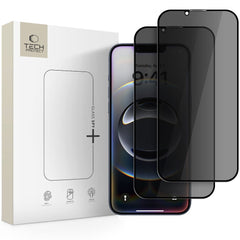 TVRĐENO STAKLO TECH-PROTECT GLASS SPY+ 2-PACK IPHONE 16E PRIVATNOST