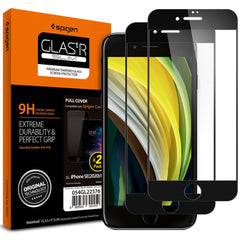 TVRDENÉ SKLO SPIGEN GLASS FC 2-PACK IPHONE 7/8/SE 2020 / SE 2022 BLACK