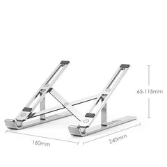 UNIVERZÁLNY STOJAN NA MACBOOK / NOTEBOOK TECH-PROTECT ALUSTAND UNIVERSAL LAPTOP STAND DARK GREY