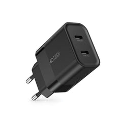 SIEŤOVÁ NABÍJAČKA NA MOBIL A TABLET TECH-PROTECT C20W 2-PORT NETWORK CHARGER PD20W BLACK