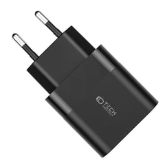 SIEŤOVÁ NABÍJAČKA NA MOBIL A TABLET TECH-PROTECT C30W 2-PORT NETWORK CHARGER PD30W/QC3.0 BLACK