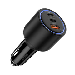 TECH-PROTECT CC04 3-PORT CAR CHARGER PD175W BLACK