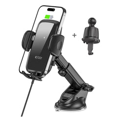 DRŽIAK TELEFÓNU DO AUTA S BEZDRÔTOVÝM NABÍJANÍM TECH-PROTECT CM15W-V1 DASHBOARD & VENT CAR MOUNT WIRELESS CHARGER 15W BLACK