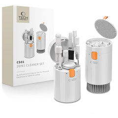 TECH-PROTECT CS01 ČISTAČ SET 20U1 ZA TELEFON & SLUŠALICE & TABLET & LAPTOP BIJELA