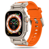 REMIENOK TECH-PROTECT DELTA PRO APPLE WATCH 6 / 7 / 8 / 9 / 10 / SE / ULTRA 1 / 2 (44 / 45 / 46 / 49 MM) ORANGE/TITANIUM