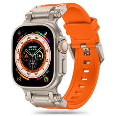 REMIENOK TECH-PROTECT DELTA PRO APPLE WATCH 6 / 7 / 8 / 9 / 10 / SE / ULTRA 1 / 2 (44 / 45 / 46 / 49 MM) ORANGE/TITANIUM