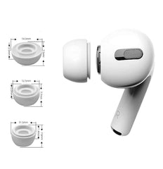 TECH-PROTECT UŠNE NAVLAKE 3-PACK APPLE AIRPODS PRO 1 / 2 CRNA