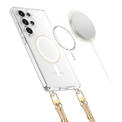 TECH-PROTECT FLEXAIR CHAIN MAGSAFE GALAXY S25 ULTRA CRNA & TAUPE