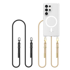 TECH-PROTECT FLEXAIR CHAIN MAGSAFE GALAXY S25 ULTRA CRNA & TAUPE