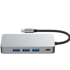 TECH-PROTECT HB05 HUB ADAPTER 9IN1 TYPE-C + USB2.0 + USB3.0 + HDMI 4K 60HZ + SD/TF + PD100W + RJ45 1000M SVEMIRSKO SIVA