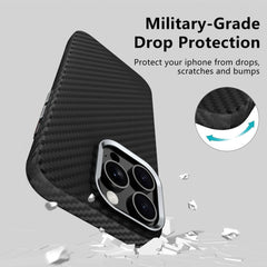 TECH-PROTECT ION CARBON MAGSAFE IPHONE 16 CRNA/SREBRNA