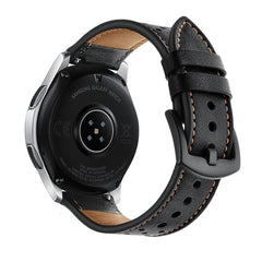 REMIENOK HEYBAND LEATHER SAMSUNG GALAXY WATCH 46MM BLACK