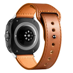 REMEN ZA TECH-PROTECT LEATHERFIT SAMSUNG GALAXY WATCH ULTRA (47 MM) SMEĐI