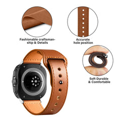 REMEN ZA TECH-PROTECT LEATHERFIT SAMSUNG GALAXY WATCH ULTRA (47 MM) SMEĐI