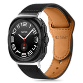 TECH-PROTECT LEATHERFIT SAMSUNG GALAXY WATCH ULTRA (47MM) CRNA