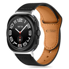 TECH-PROTECT LEATHERFIT SAMSUNG GALAXY WATCH ULTRA (47MM) CRNA