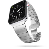 REMENIČ DOOP LINKBAND APPLE WATCH 4 / 5 / 6 / 7 / 8 / 9 / SE / ULTRA 1 / 2 (42 / 44 / 45 / 49 MM) SREBRNA