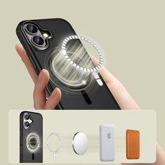 KRYT NA IPHONE 16 MATTE TECH-PROTECT MAGEDGE MAGSAFE BLACK/GUNMETAL