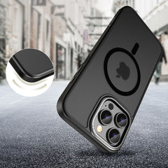 KRYT NA IPHONE 16 PRO TECH-PROTECT MAGEDGE MAGSAFE MATTE BLACK/GUNMETAL