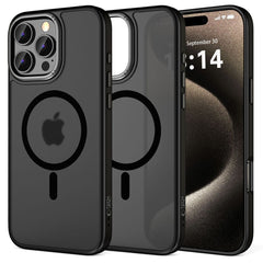 KRYT NA IPHONE 16 PRO TECH-PROTECT MAGEDGE MAGSAFE MATTE BLACK/GUNMETAL