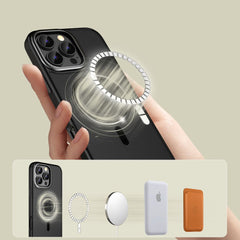 KRYT NA IPHONE 16 PRO MAX TECH-PROTECT MAGEDGE MAGSAFE MATTE BLACK/GUNMETAL