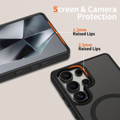 TECH-PROTECT MAGMAT MAGSAFE GALAXY S25 ULTRA CRNA/PROZIRNA