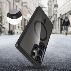 TECH-PROTECT MAGMAT MAGSAFE GALAXY S25 ULTRA CRNA/PROZIRNA