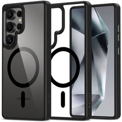 TECH-PROTECT MAGMAT MAGSAFE GALAXY S25 ULTRA CRNA/PROZIRNA