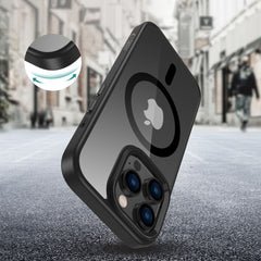 KRYT NA IPHONE 16 PRO TECH-PROTECT MAGMAT MAGSAFE BLACK/CLEAR