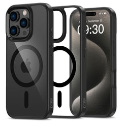 KRYT NA IPHONE 16 PRO TECH-PROTECT MAGMAT MAGSAFE BLACK/CLEAR