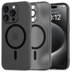 TECH-PROTECT MAGSLIM MAGSAFE IPHONE 15 PRO MATTE/CRNA