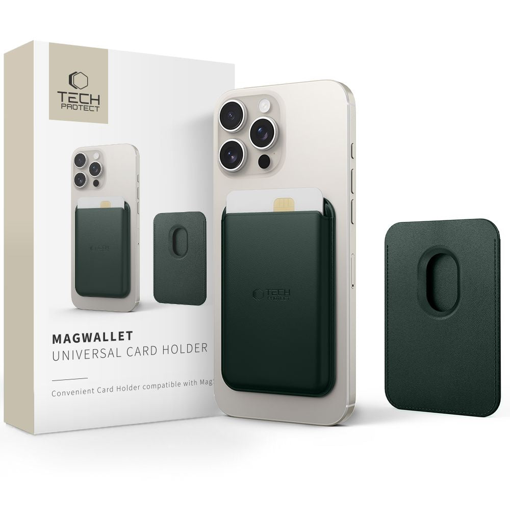 TECH-PROTECT MAGWALLET MAGSAFE UNIVERZALNI MAGNETSKI DRŽAČ KARTICA KHAKI