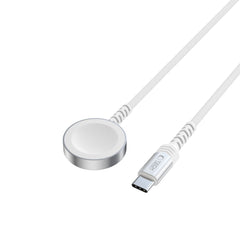 TECH-PROTECT MC01 ULTRABOOST MAGNETSKI PUNJAČ TYPE-C KABEL 120CM APPLE SAT BIJELA