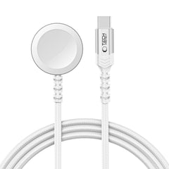 TECH-PROTECT MC01 ULTRABOOST MAGNETSKI PUNJAČ TYPE-C KABEL 120CM APPLE SAT BIJELA