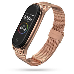 REMIENOK NA XIAOMI MI SMART BAND 5 / 6 / 6 NFC DOOP MILANESE LOOP ROSE GOLD