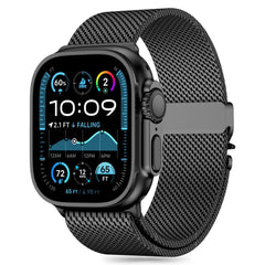 REMIENOK TECH-PROTECT MILANO APPLE WATCH 6 / 7 / 8 / 9 / 10 / SE / ULTRA 1 / 2 (44 / 45 / 46 / 49 MM) BLACK