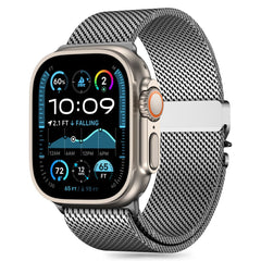REMIENOK TECH-PROTECT MILANO APPLE WATCH 6 / 7 / 8 / 9 / 10 / SE / ULTRA 1 / 2 (44 / 45 / 46 / 49 MM) SILVER