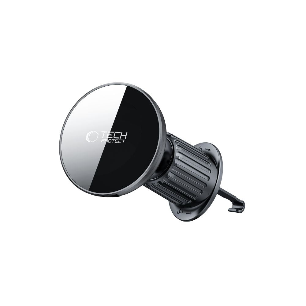 TECH-PROTECT MM15W-V10 MAGNETIC MAGSAFE DASHBOARD & VENT CAR MOUNT WIRELESS CHARGER 15W BLACK TECH-PROTECT MM15W-V10 MAGNETIC MAGSAFE DASHBOARD & VENT CAR MOUNT WIRELESS CHARGER 15W BLACK