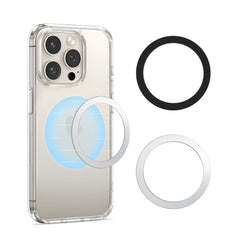 TECH-PROTECT MMP-110 2U1 MAGNETSKI MAGSAFE PRSTEN SREBRNI & CRNI