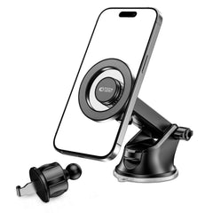 DRŽAČ ZA AUTO TECH-PROTECT N51 MAGNETSKI MAGSAFE DRŽAČ ZA TABLICU I VENTILACIJU CRNI