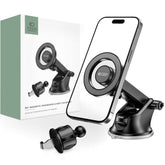 DRŽAČ ZA AUTO TECH-PROTECT N51 MAGNETSKI MAGSAFE DRŽAČ ZA TABLICU I VENTILACIJU CRNI