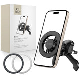 DRŽAČ TELEFONA ZA AUTO TECH-PROTECT N56 MAGNETSKA MAGSAFE STABILNA VENTILACIJSKA CRNA
