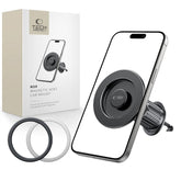 DRŽAČ TELEFONA ZA AUTO TECH-PROTECT N58 MAGNETSKI MAGSAFE VENTILACIJSKI DRŽAČ CRNI