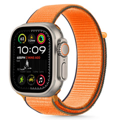 REMIENOK TECH-PROTECT NYLON APPLE WATCH 6 / 7 / 8 / 9 / 10 / SE / ULTRA 1 / 2 (44 / 45 / 46 / 49 MM) KUMQUAT