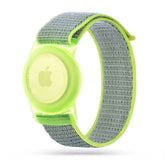 REMENKA HEYBAND NYLON ZA DJECU APPLE AIRTAG LIMETA