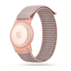 REMIENOK HEYBAND NYLON FOR KIDS APPLE AIRTAG PINK