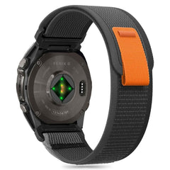 REMIENOK TECH-PROTECT NYLON GARMIN FENIX 5X / 5X PLUS / 6X / 6X PRO / 7X / 8 (51 MM) BLACK/ORANGE