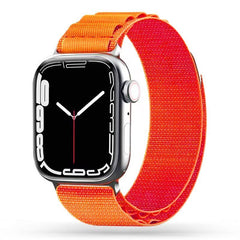 REMIENOK DOOP NYLON PRO APPLE WATCH 4 / 5 / 6 / 7 / 8 / 9 / SE (38 / 40 / 41 MM) ORANGE