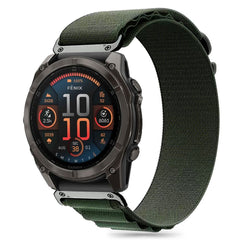 REMENIČ TECH-PROTECT NYLON ZA GARMIN FENIX 5X / 5X PLUS / 6X / 6X PRO / 7X / 8 (51 MM) MASLINASTO ZELENA