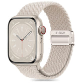 REMENIČ TECH-PROTECT NYLONMAG APPLE WATCH 6 / 7 / 8 / 9 / 10 / SE (40 / 41 / 42 MM) PRIRODNI TITAN